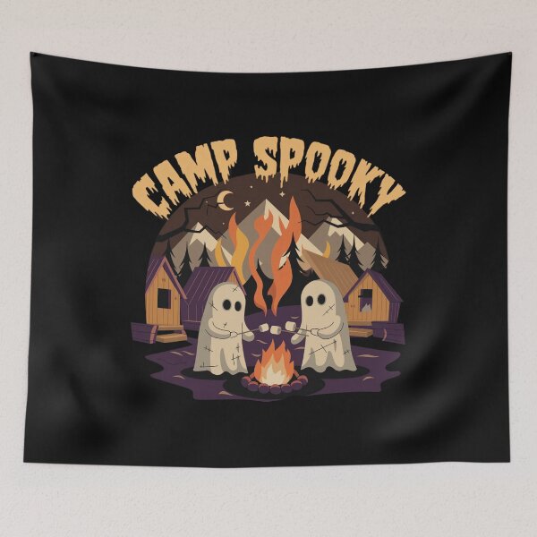 Item preview, Funny Camp Spooky Summer.ween Summer Halloween Camping Ghost designed and sold by Vastingan.