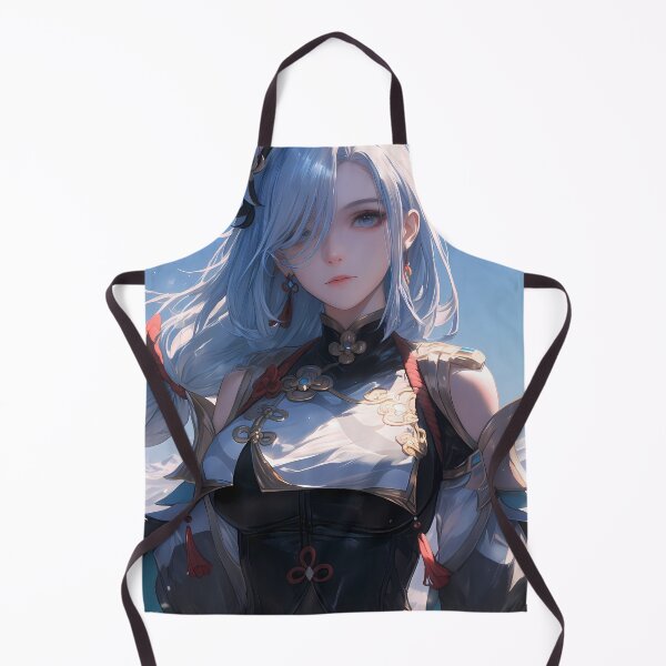Item preview, Shenhe Icy Poise Genshin Impact designed and sold by earlobejerk.