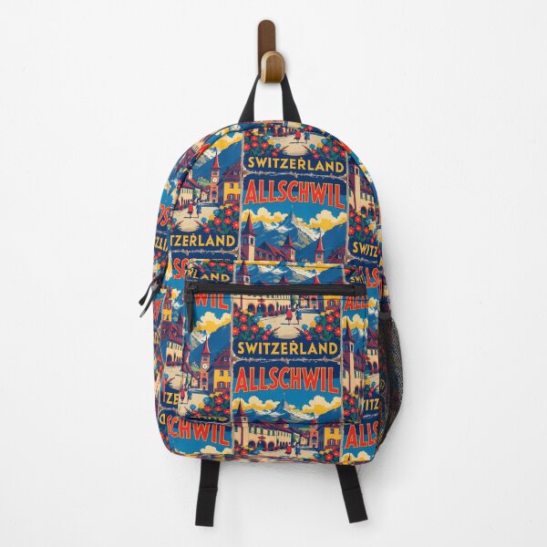 Item preview, Allschwil Switzerland 1950s Vintage Travel Tourism designed and sold by TravelersGems.