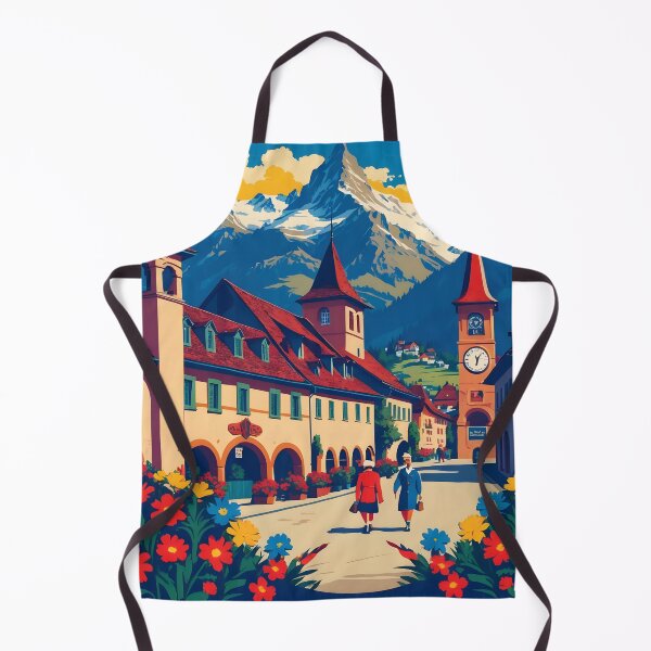 Item preview, Allschwil Switzerland 1950s Vintage Travel Tourism designed and sold by TravelersGems.