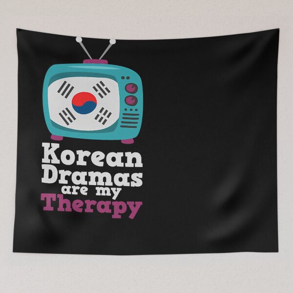 Item preview, Korean Dramas Are My Therapy Tv Reality Show designed and sold by MikaelRapala.