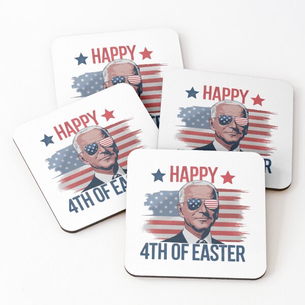 Item preview, Funny Joe Biden Happy 4th Happy 4th Of Easter US Flag designed and sold by Vastingan.