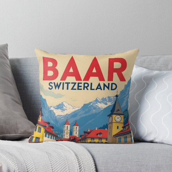 Item preview, Baar Switzerland 1950s Vintage Travel Tourism designed and sold by TravelersGems.