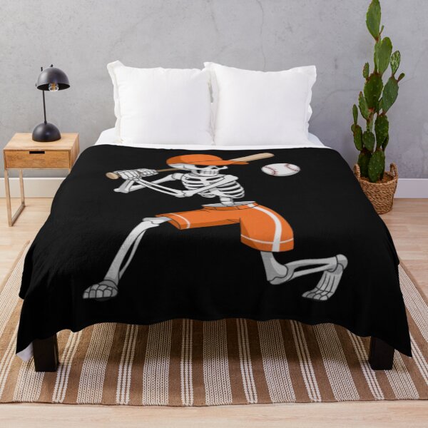 Item preview, Funny Skeleton Batting Baseball Halloween designed and sold by Vastingan.
