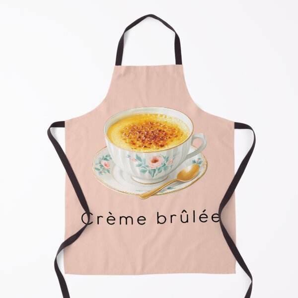 Item preview, Crème Brûlée – Classic French Dessert Illustration designed and sold by BobaBunny76.