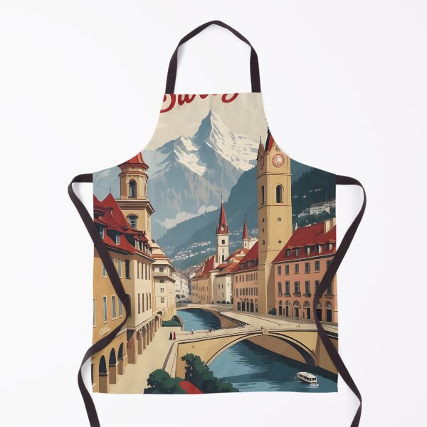 Item preview, Bern Switzerland 1950s Vintage Travel Tourism designed and sold by TravelersGems.