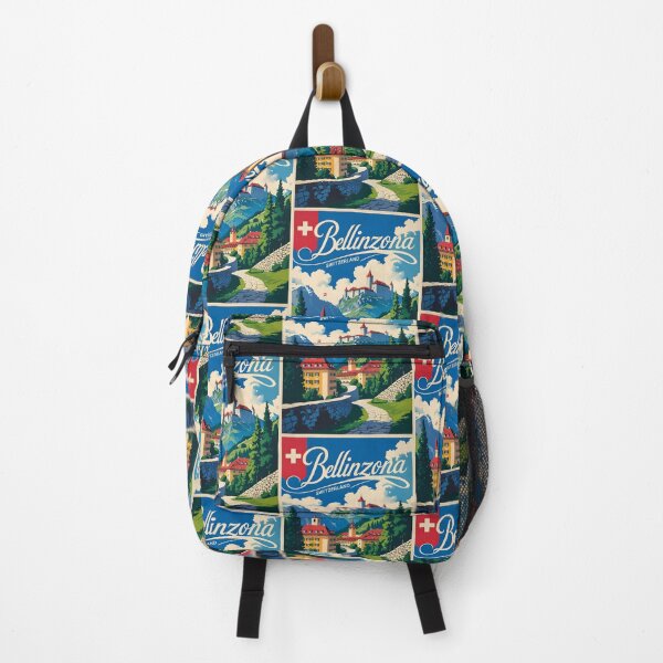 Item preview, Bellinzona Switzerland 1950s Vintage Travel Tourism designed and sold by TravelersGems.