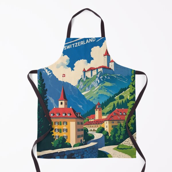 Item preview, Bellinzona Switzerland 1950s Vintage Travel Tourism designed and sold by TravelersGems.