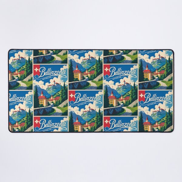 Item preview, Bellinzona Switzerland 1950s Vintage Travel Tourism designed and sold by TravelersGems.