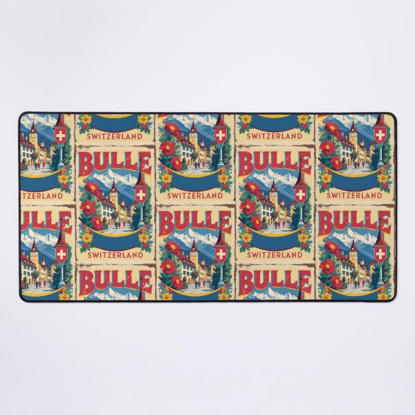 Item preview, Bulle Switzerland 1950s Vintage Travel Tourism designed and sold by TravelersGems.