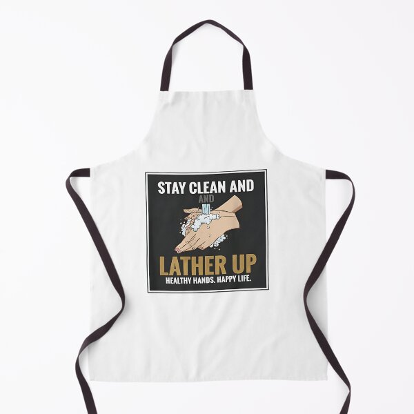 Item preview, Stay Clean and Lather Up – Handwashing Hygiene Awareness Poster Design designed and sold by krehlizeten.
