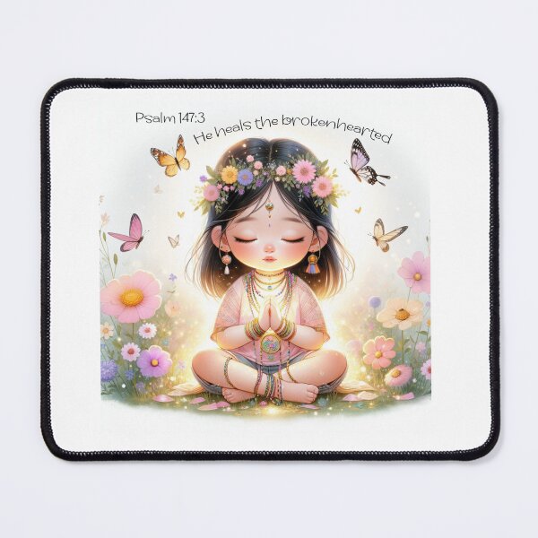 Item preview, He heals the brokenhearted – Psalm 147:3 designed and sold by Mobetterbrands.
