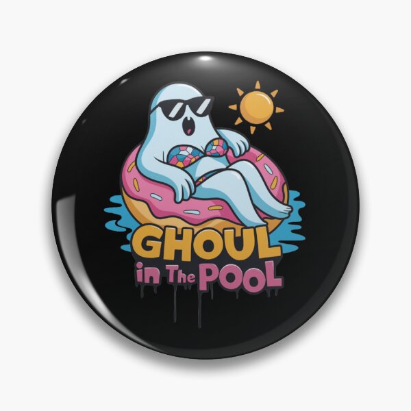Item preview, Ghoul in the Pool Funny Summerween Bikini Ghost designed and sold by Vastingan.
