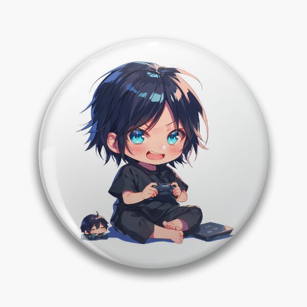 Item preview, Yato Noragami Cute Chibi Anime Boy Playing Video Game designed and sold by earlobejerk.