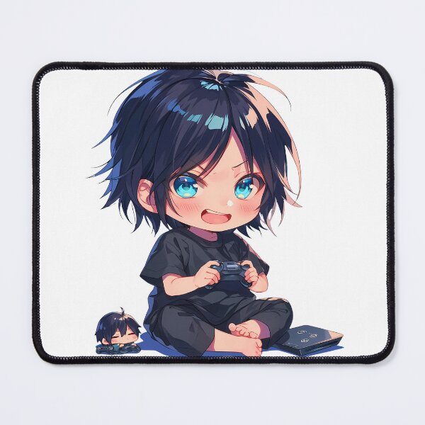 Item preview, Yato Noragami Cute Chibi Anime Boy Playing Video Game designed and sold by earlobejerk.