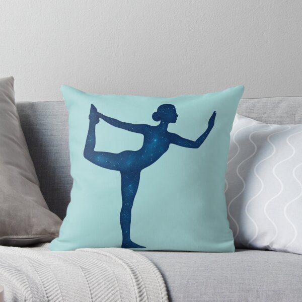 Item preview, Sky Blue Cosmic Yoga Pose designed and sold by InnerFlow.