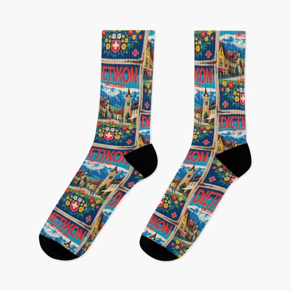 Item preview, Dietikon Switzerland 1950s Vintage Travel Tourism designed and sold by TravelersGems.