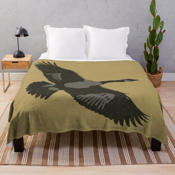 Item preview, Vintage Style Plucky Honker Goose Flying  designed and sold by donwillisjrart.