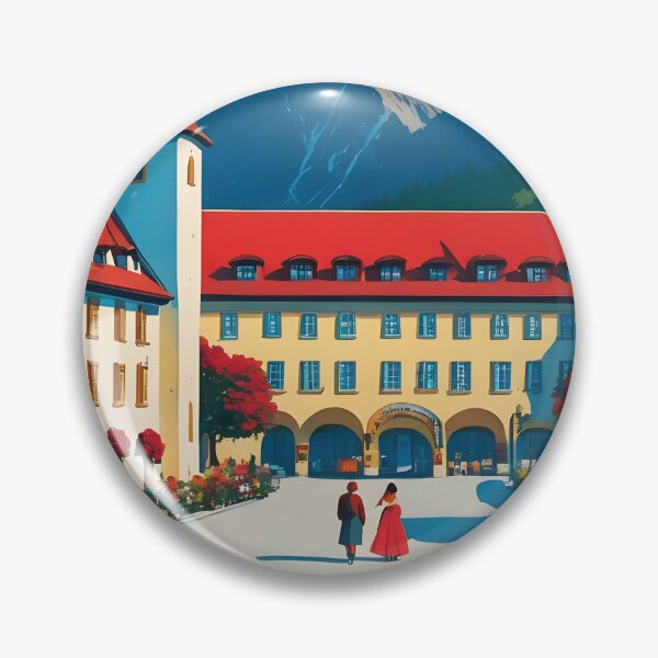 Item preview, Bulach Switzerland 1950s Vintage Travel Tourism designed and sold by TravelersGems.