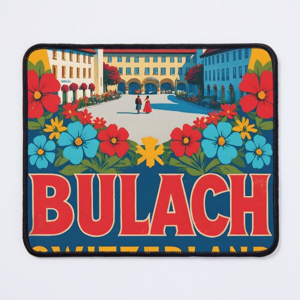 Item preview, Bulach Switzerland 1950s Vintage Travel Tourism designed and sold by TravelersGems.