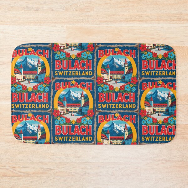 Item preview, Bulach Switzerland 1950s Vintage Travel Tourism designed and sold by TravelersGems.