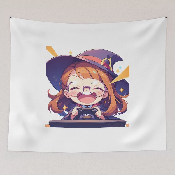 Item preview, Lotte Yanson Little Witch Academia Cute Chibi Anime Girl Gaming designed and sold by earlobejerk.