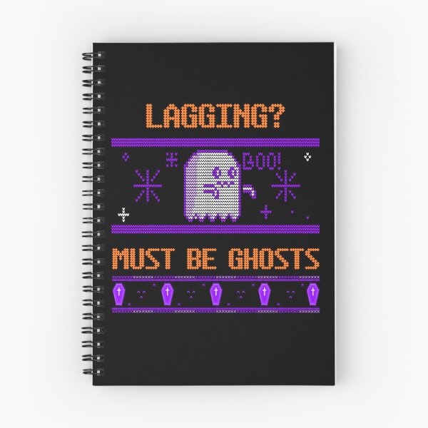 Item preview, Lagging? Must Be Ghosts — Gamer Halloween (Gaming Ghost / Spooky-Cute) designed and sold by Hintotees.