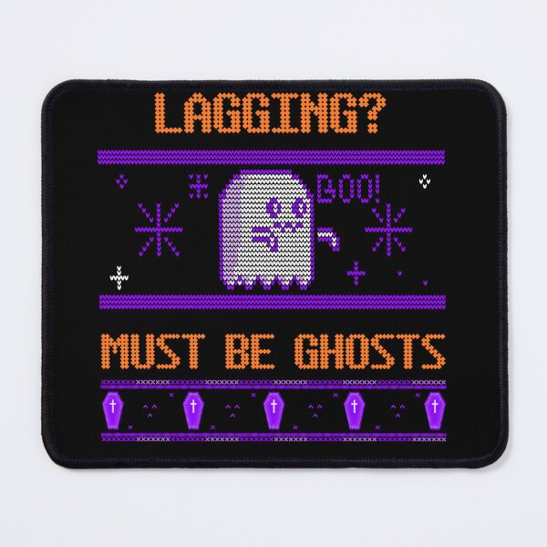 Item preview, Lagging? Must Be Ghosts — Gamer Halloween (Gaming Ghost / Spooky-Cute) designed and sold by Hintotees.