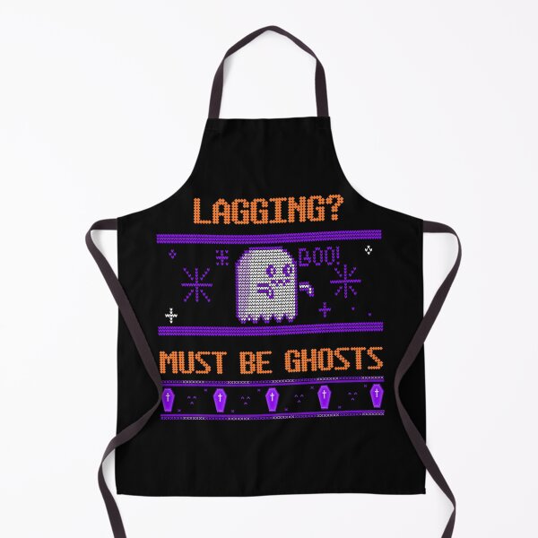 Item preview, Lagging? Must Be Ghosts — Gamer Halloween (Gaming Ghost / Spooky-Cute) designed and sold by Hintotees.