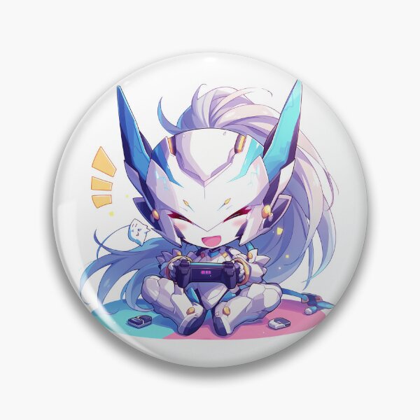 Item preview, Blazblue Hakumen BlazBlue Cute Chibi Game Character Playing Video Game designed and sold by earlobejerk.
