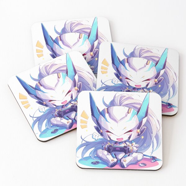 Item preview, Blazblue Hakumen BlazBlue Cute Chibi Game Character Playing Video Game designed and sold by earlobejerk.