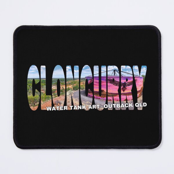 Item preview, CLONCURRY Water Tank Art Outback QLD - Chinaman Lookout designed and sold by Adam Gormley.