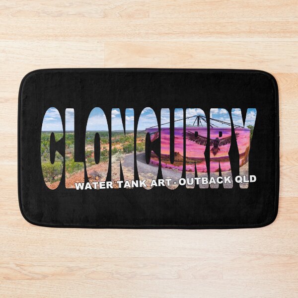 Item preview, CLONCURRY Water Tank Art Outback QLD - Chinaman Lookout designed and sold by Adam Gormley.