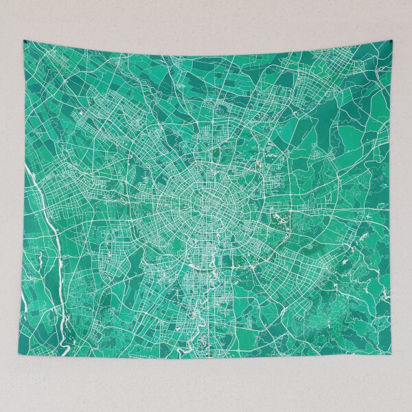 Item preview, Chengdu City Map of Sichuan, China - Watercolor designed and sold by deMAP.