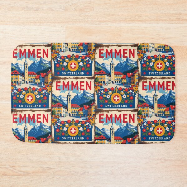 Item preview, Emmen Switzerland 1950s Vintage Travel Tourism designed and sold by TravelersGems.