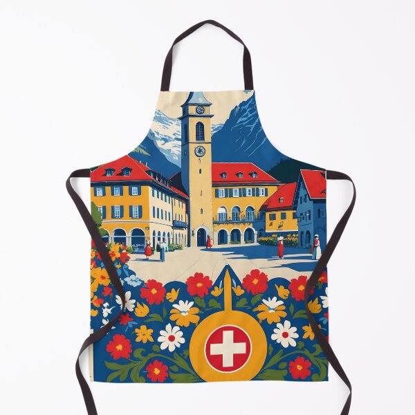 Item preview, Emmen Switzerland 1950s Vintage Travel Tourism designed and sold by TravelersGems.