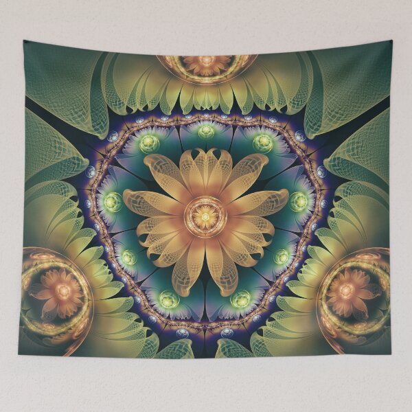 Item preview, Peach Agate Iris Blooming as Crystalline Jellyfish designed and sold by San Jaya Prime.
