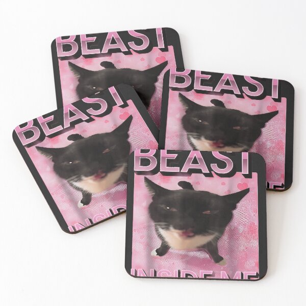 Item preview, The Beast Inside Me Cat Meme designed and sold by GeorgeKiryluk.