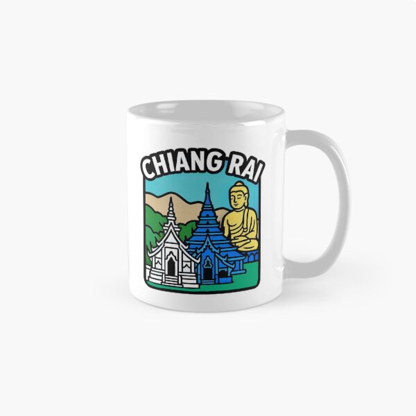 Item preview, Chiang Rai, Thailand - White & Blue Temple designed and sold by Myra365Art.