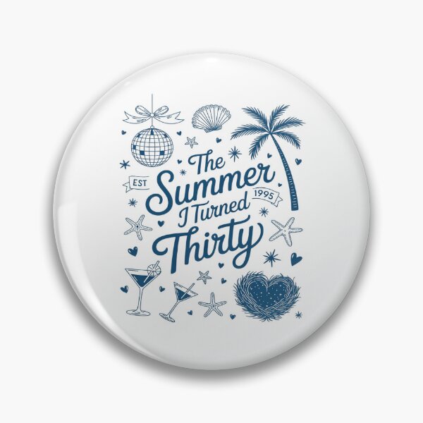 Item preview, Summer I Turned Thirty 30th Birthday Seashell Coastal Beach designed and sold by KingsLife1994.