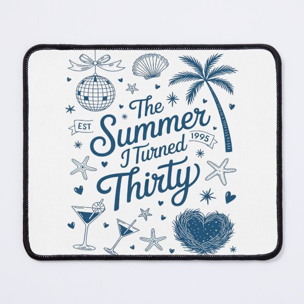 Item preview, Summer I Turned Thirty 30th Birthday Seashell Coastal Beach designed and sold by KingsLife1994.