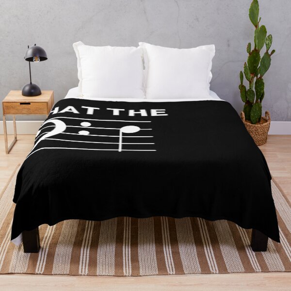 Item preview, What The F Bass Clef Musician Joke Trombone Cello Double Bass Tuba designed and sold by IsaaLozano.