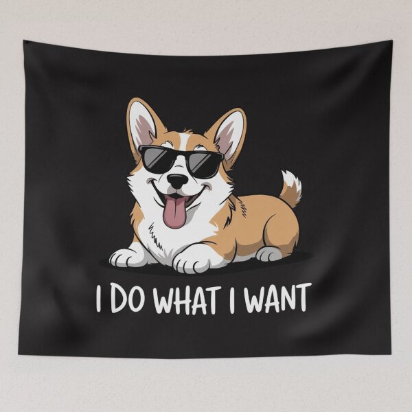 Item preview, Do What I Want Blue Merle Corgi Lover designed and sold by Ikwalima.
