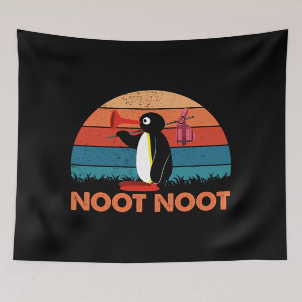 Item preview, Noot Noot Pingu - Retro Vintage Animal Cute designed and sold by SergioHolland.
