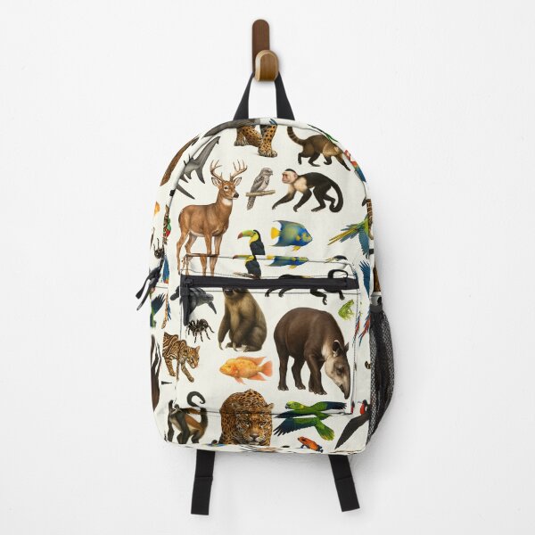 Item preview, Animals of Central America Retro Illustration Wildlife Chart designed and sold by kakarikihill.