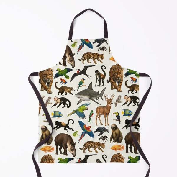 Item preview, Animals of Central America Retro Illustration Wildlife Chart designed and sold by kakarikihill.