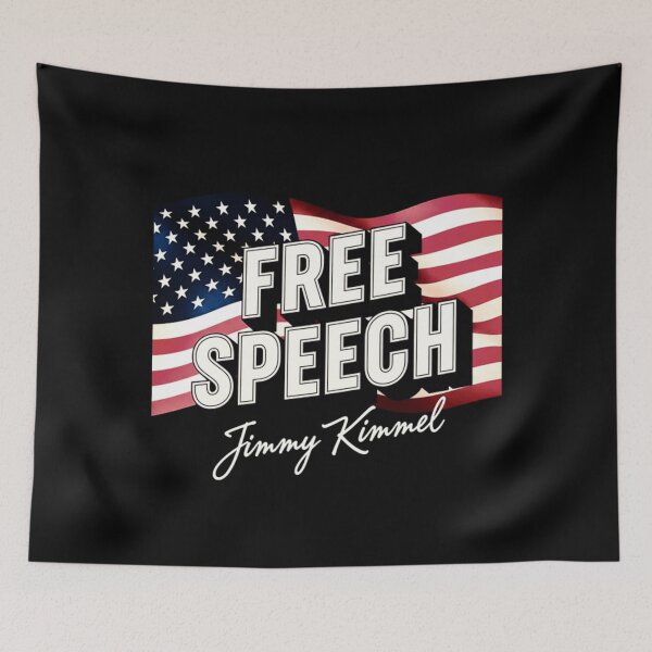 Item preview, Free Speech Jimmy Kimmel designed and sold by MaiaRayno.