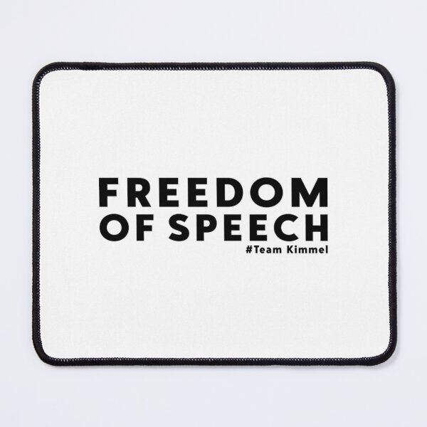Item preview, Freedom Of Speech Stand With Jimmy Kimmel designed and sold by MaiaRayno.