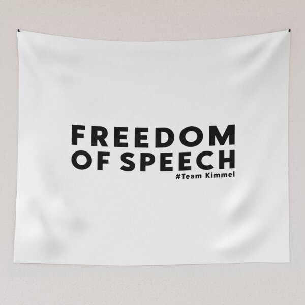 Item preview, Freedom Of Speech Stand With Jimmy Kimmel designed and sold by MaiaRayno.
