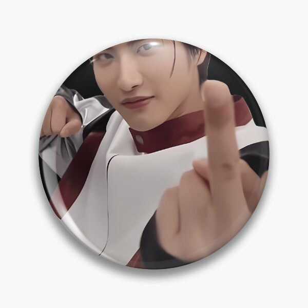 Item preview,  Seonghwa Flipping Off Meme designed and sold by SergioHolland.